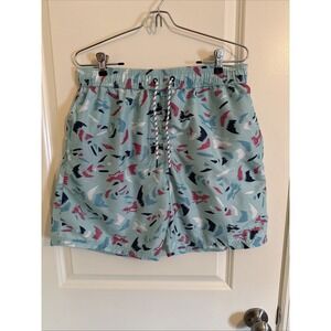 Maui and Sons Vintage Inspired Original Boardwear Blue Swim Shorts Sz Large